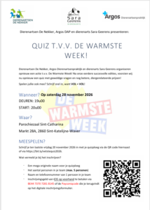 Dierenartsen De Nekker quiz affiche